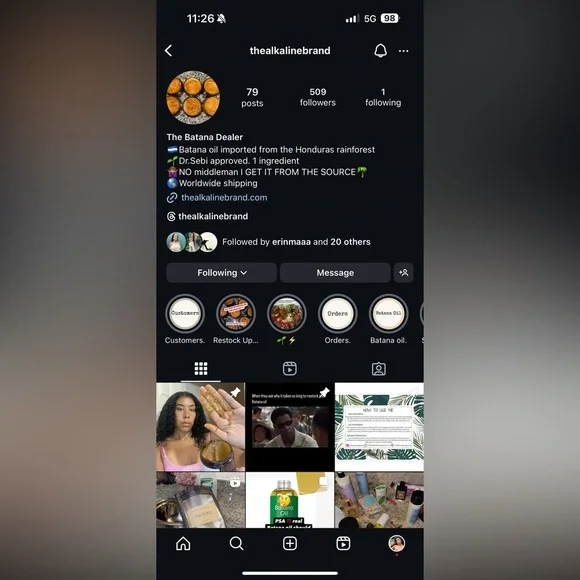 BATANA OIL RAW — 9oz glass jar— Dr Sebi approved - Picture 9 of 11